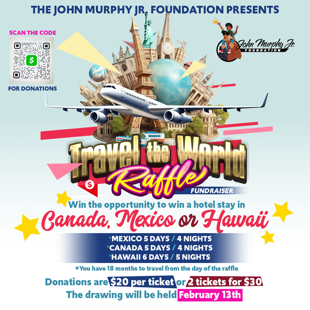 TRAVEL THE WORLD RAFFLE FUNDRAISER