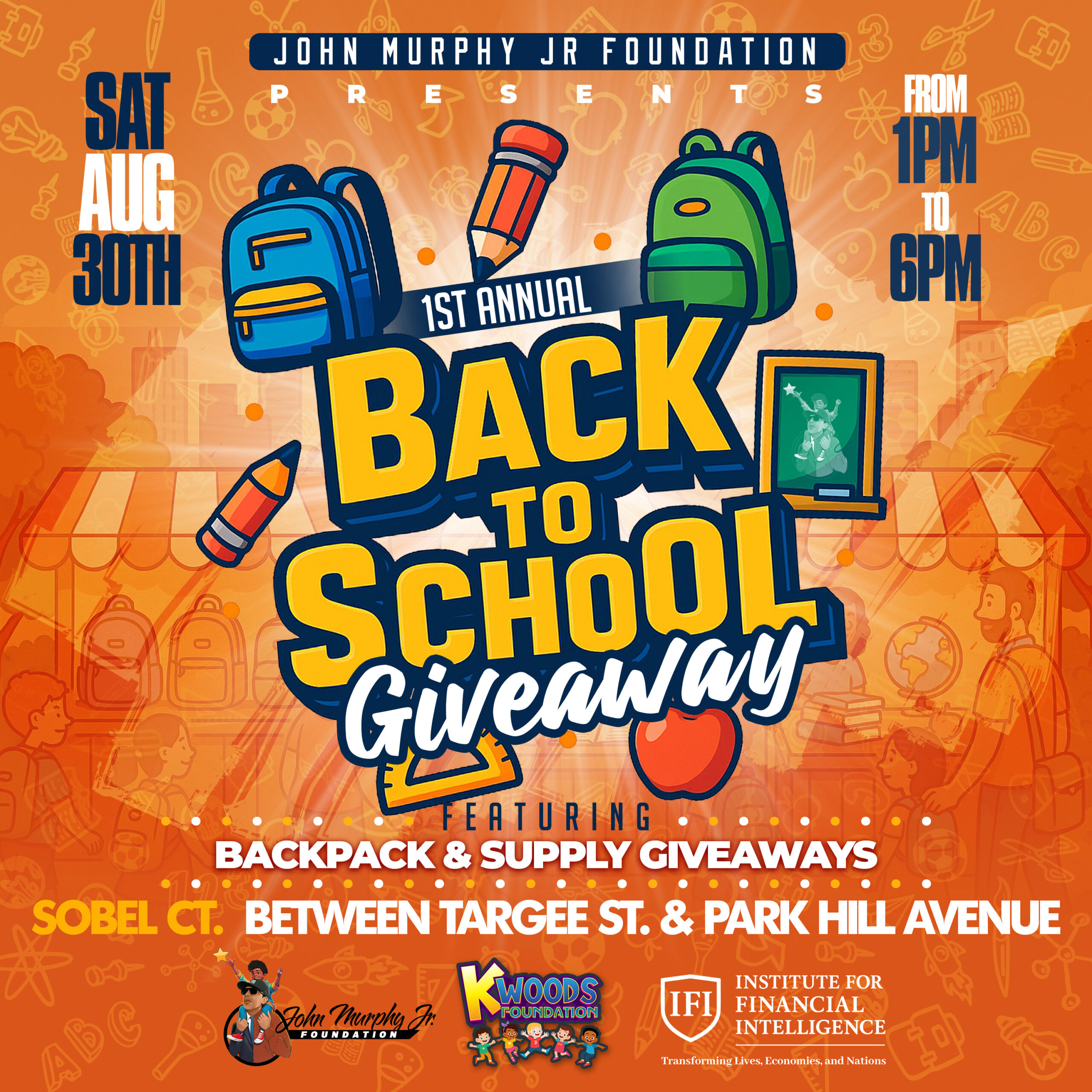 1st Annual John Murphy Jr. Back to School Giveaway